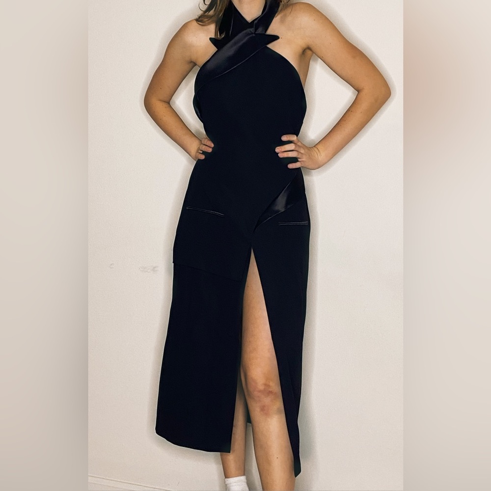 This is a medium black dress from Zara.